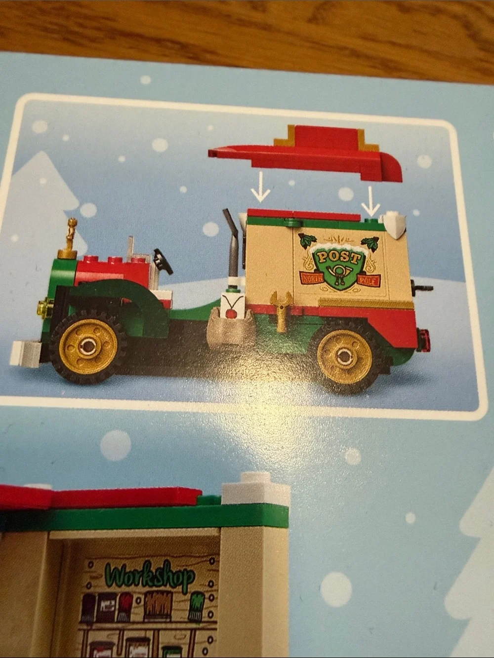 Lego Holiday Delivery Truck Set - Green, Red, Gold